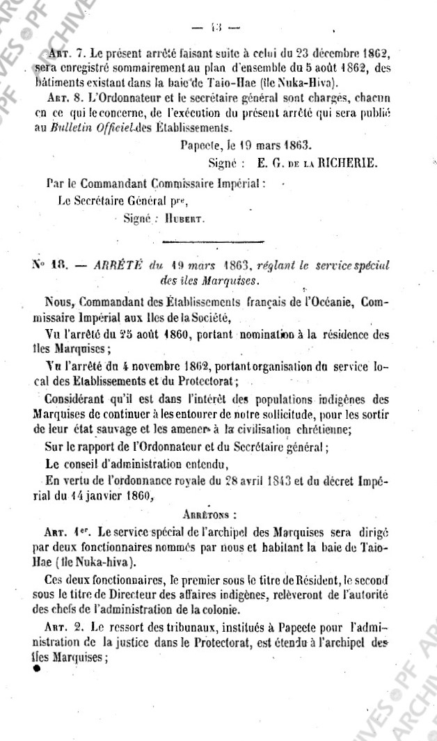 1863 03 19.20 reglement BOEFO 1863 p42 55 2